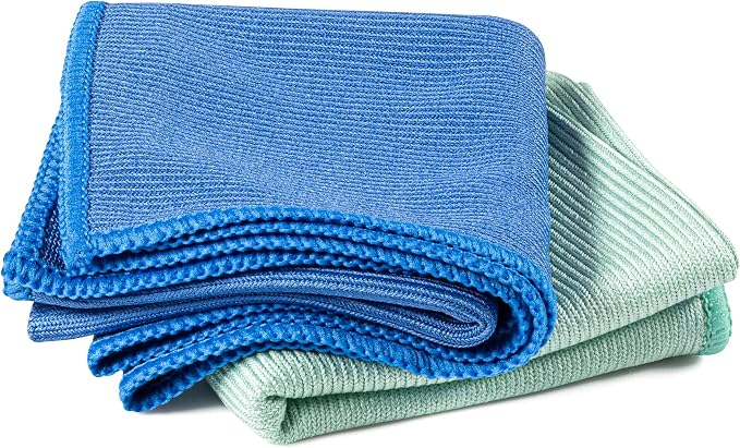 Superio Microfiber Glass Cleaning Cloth, Mirror & Window Miracle Cloth Lint & by Superio