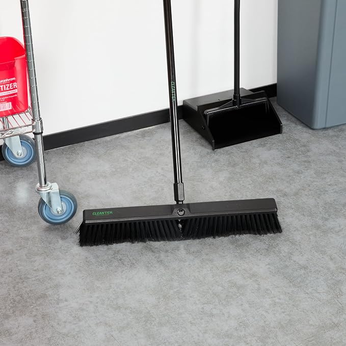 Restaurantware-BROOM HEAD ONLY: Clean Tek Professional 23.62-Inch Push Broom - Image 7