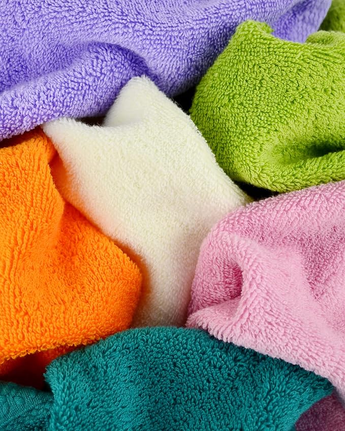 Cleanbear Cotton Wash Cloths Soft Washcloths - Image 7