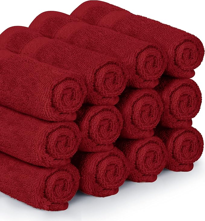 Utopia Towels 12 Pack Premium Wash Cloths Set, 12 by 12 Inches, 100% Cotton - Image 2