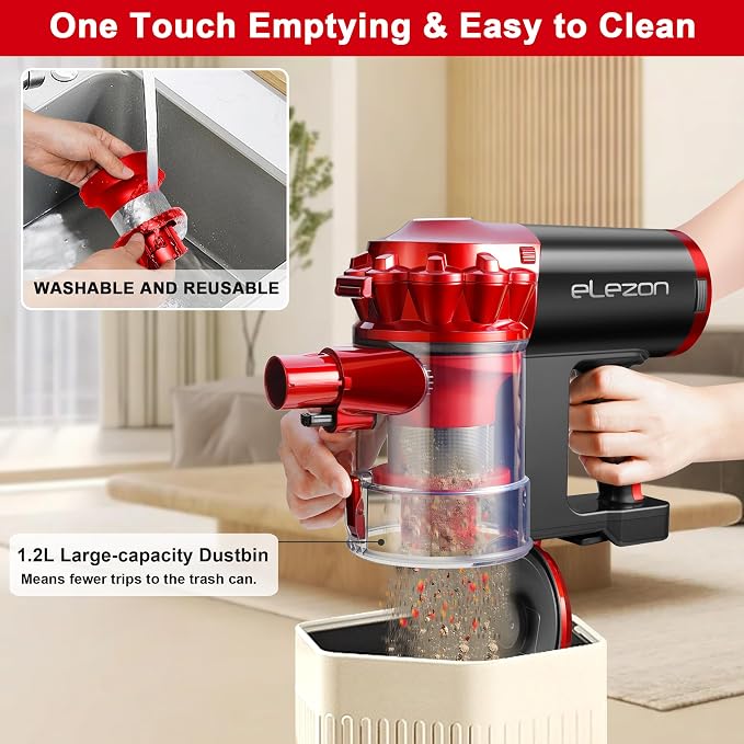 elezon A200 Cordless Vacuum Cleaner - Image 7