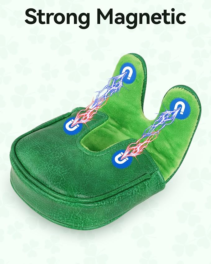 Golf Headcovers Golf Club Head Covers Four Leaf Clover Good Luck Charm - Image 4