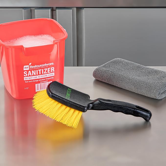Restaurantware-Clean Tek Professional 10.24 Inch Utility Brush, 1 Heavy-Duty - Image 6