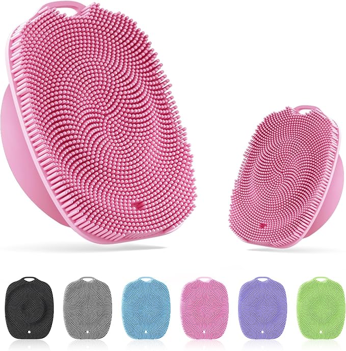 Soft Silicone Body Scrubber, Gentle Like a Hand Exfoliating Your Skin and Build by ARIOSOX