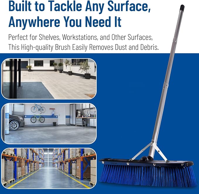 SPARTA 3621961814 Sweep Complete Aluminum Handle Floor Sweep - Image 8