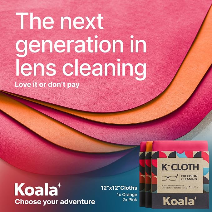 Koala Lens Cleaning Cloth | Japanese Microfiber | Glasses Cleaning Cloths | - Image 6