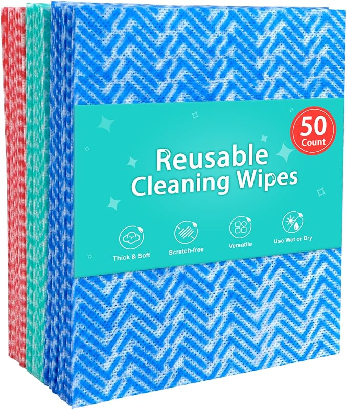 AIDEA Cleaning Wipes, Reusable Cleaning Cloth and Towels, Domestic Wipes by AIDEAHOME