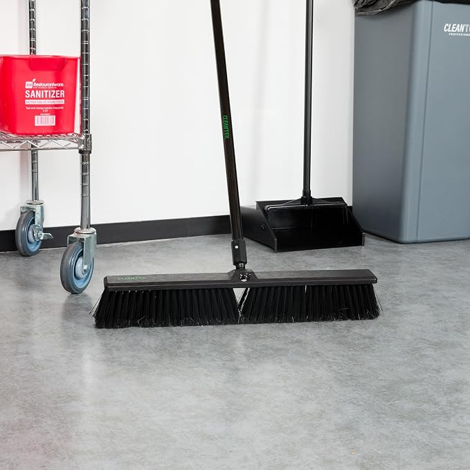 Restaurantware-BROOM HEAD ONLY: Clean Tek Professional 23.62-Inch Push Broom - Image 7