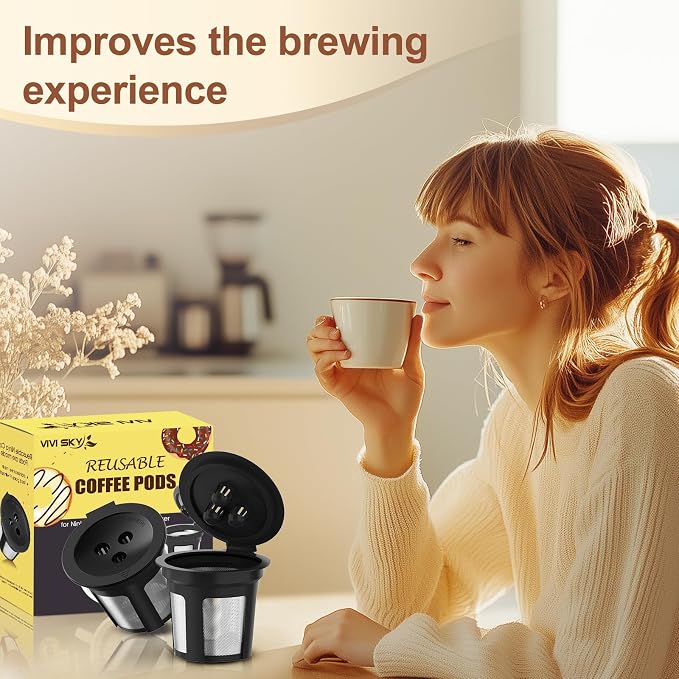 5 Pack Ninja Reusable Coffee Pods: Reusable K Cups - Image 8