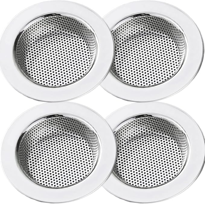 LASSHSWA Kitchen Sink Strainer Stainless Steel, Kitchen Sink Drain by LASSHSWA