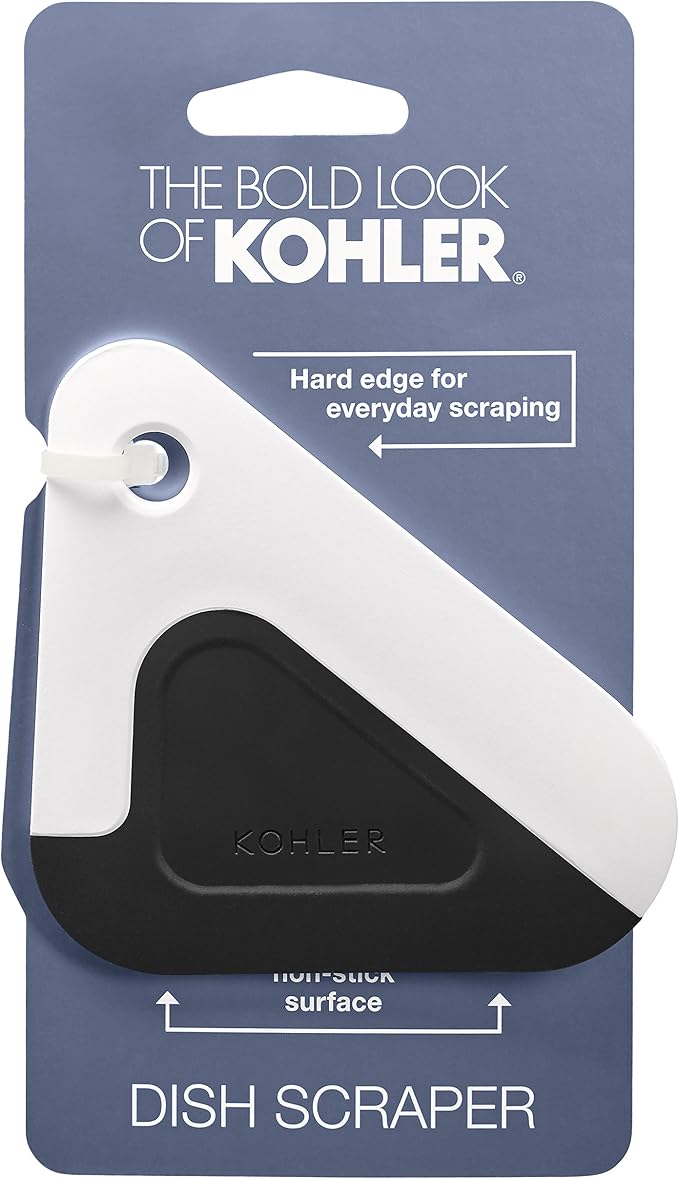 Kohler K-8624-0 Kitchen Pot and Pan Dish Scraper, Silicone and Nylon, Heat - Image 2