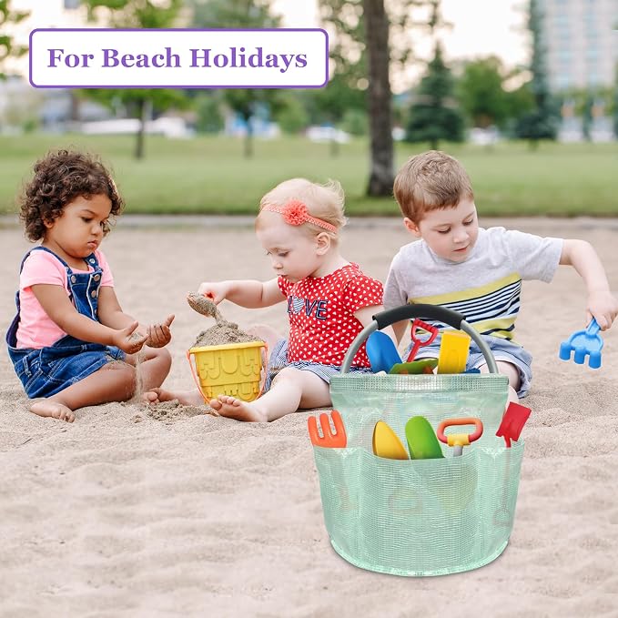 17L Cleaning Caddy for Cleaning Supplies, Foldable Tool Bucket Organizer - Image 3