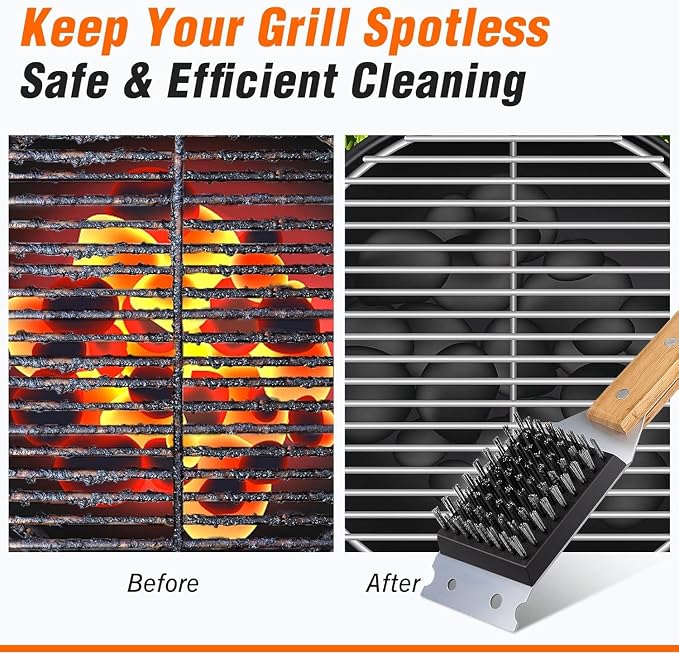 SIMPLETASTE Grill Brush and Scraper - Image 5