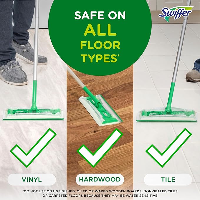 Swiffer Sweep + Mop, Wet Pads Refill, Floor Cleaner - Image 3
