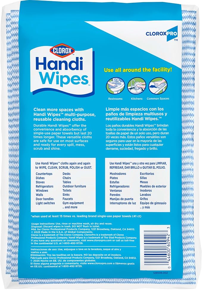 CloroxPro Clorox Handi Wipes Multi Use Reusable Cloths - Image 9