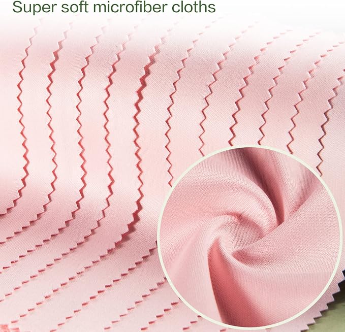 Eyeglass Cleaning Cloth Glasses Cleaner 12Pack Microfiber Lens Cleaner Eyewear - Image 3