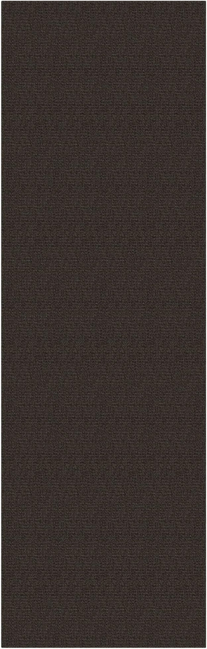 EARTHALL Washable Runner Rug 2x8 Ft Non Slip Runners for Hallways Cotton Rubber Backed Kitchen Runner Braided Indoor Floor Carpet Runners for Entryway, Hallway, Kitchen, Bedroom, Taupe/Coffee