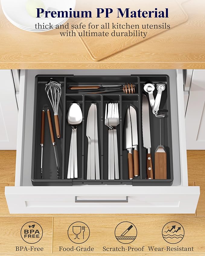 Kitsure Silverware Organizer for Drawers - Image 4