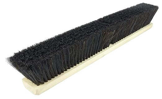 Weiler 70068 24" Medium Sweep Floor Brush, Horsehair & Polystyrene Border - Image 2