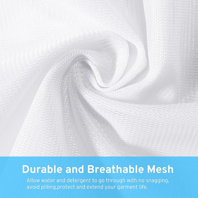 7 Pcs 7 Size Mesh Laundry Bags for Delicates - Image 4