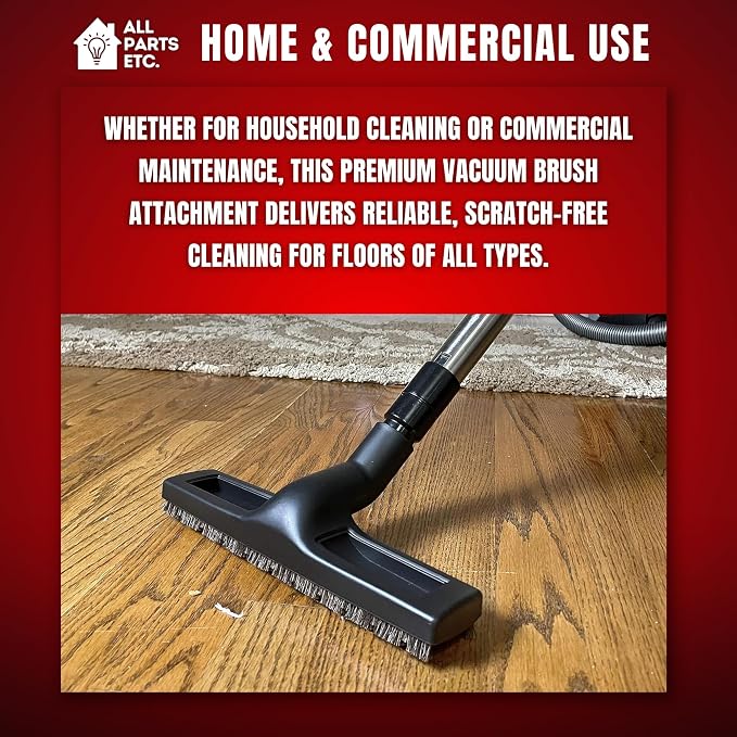 Vacuum Floor Brush Attachment, 12 Inch Brush - Image 9
