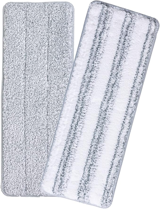 Oshang Flat Mop Head Refill, Microfiber Mop Pads Flat Mop Replacement Heads by oshang