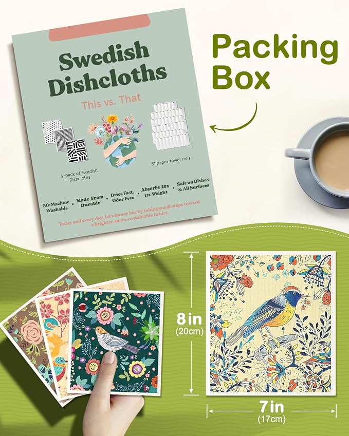 Swedish Dishcloths for Kitchen - Image 2