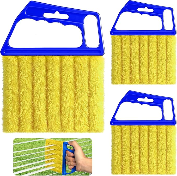 3pcs Window Blind Cleaner Duster Tool, 2026 New Cleaning Tools, 7 Fingers by Unknown