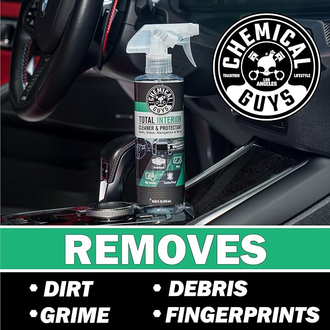 Chemical Guys Total Interior Cleaner and Protectant, New Car Smell 128 fl oz - Image 6
