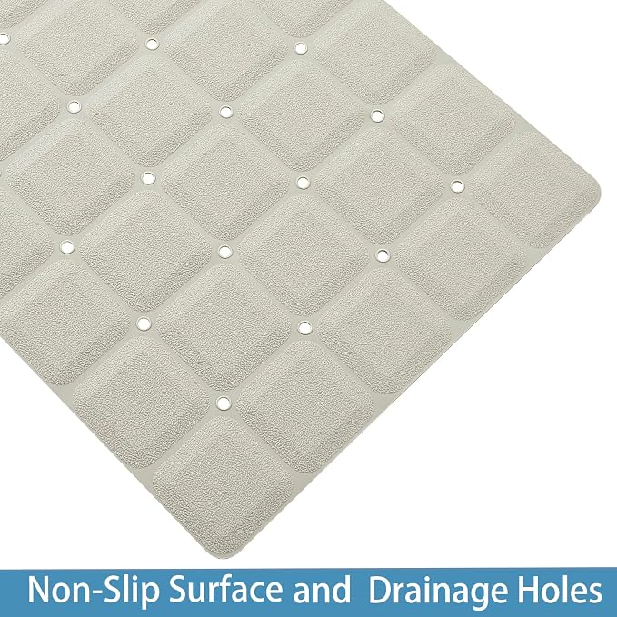 Foldable Silicone Bathtub Mat: Jumbo Size Heavy Duty Safety Bath Mat - Image 3