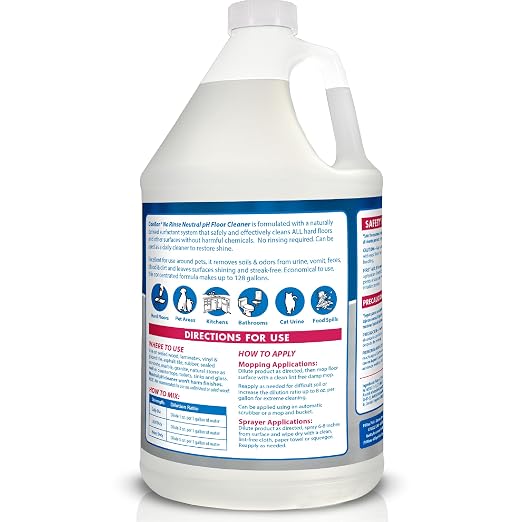 OdoBan Pet Solutions No Rinse Neutral pH Floor Cleaner Concentrate, Made in the - Image 2
