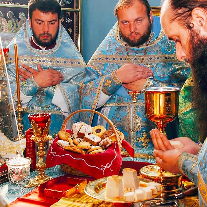 Easter Orthodox Pascha Basket Cover Table Decoration Easter Religious Gift - Image 7