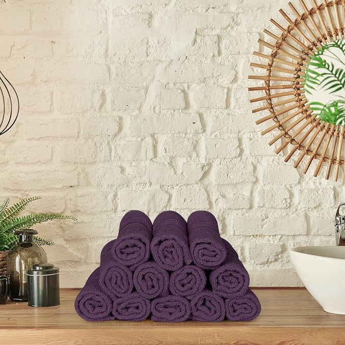 Utopia Towels Wash Cloths Set, 12 by 12 Inches, 100% Cotton Ring Spun, Highly - Image 7