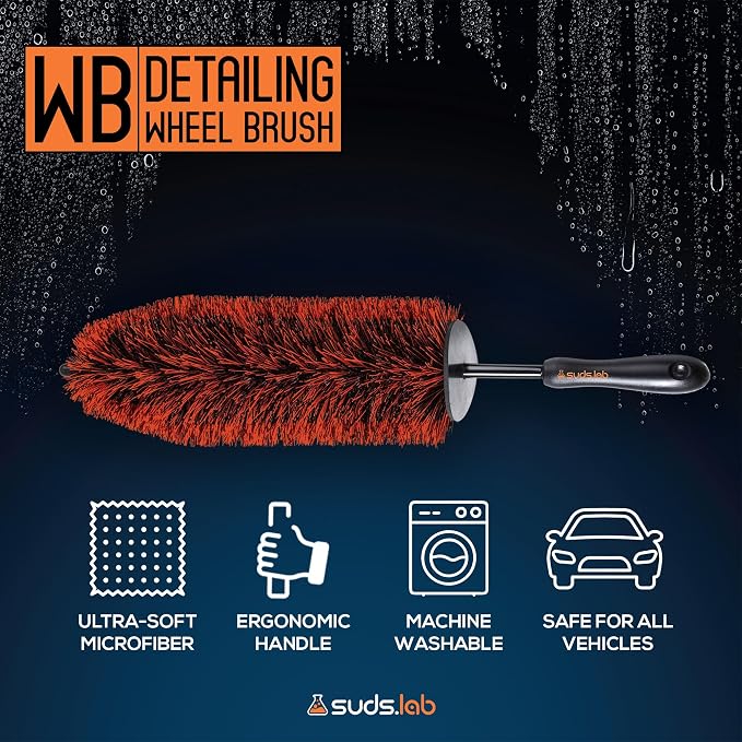 Suds Lab WB Premium Detailing Wheel Brush - Image 2