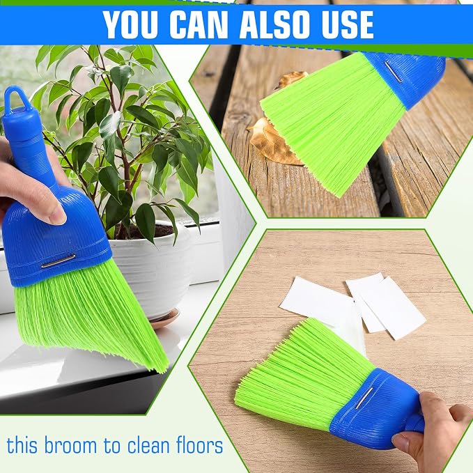 Whisk Broom Hand Brush Fiber Outdoor Car Broom - Image 4
