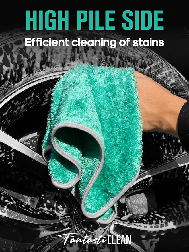 Fantasticlean Microfiber Car Detailing Towels, Car Drying Towel - Image 6