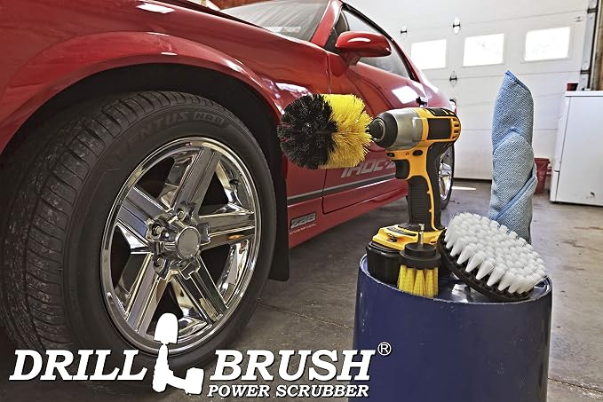 Cleaning - Bathroom Accessories - Drill Brush - Shower Cleaner - Shower Curtain - Image 6