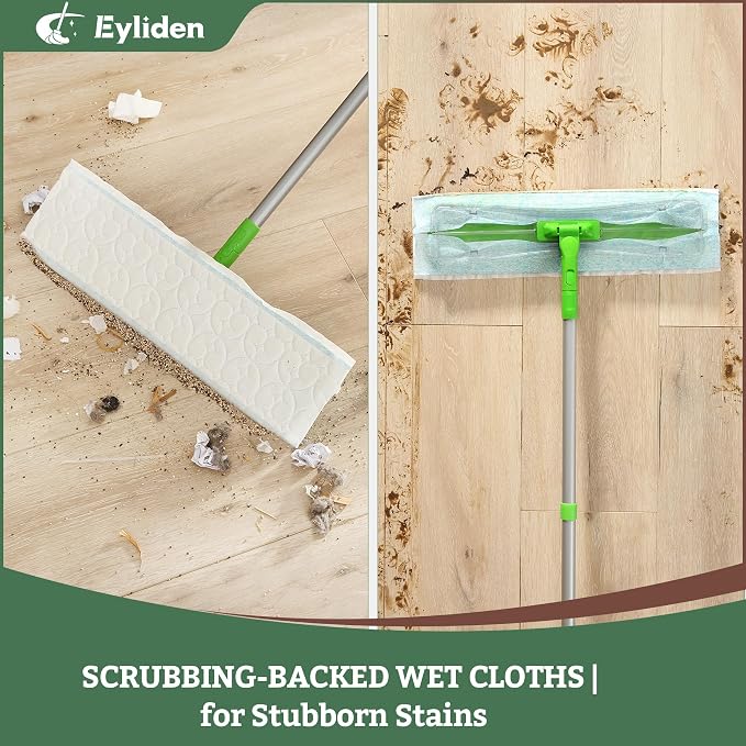 Eyliden Large Sweeper Mop, 16.5" Wide - Image 3