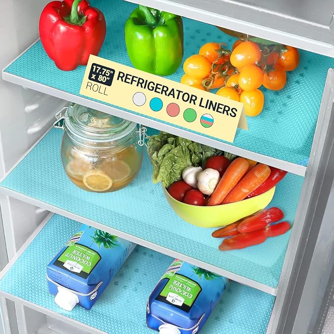 Refrigerator Liners for Shelves by Linda’s Essentials by LindasEssentials