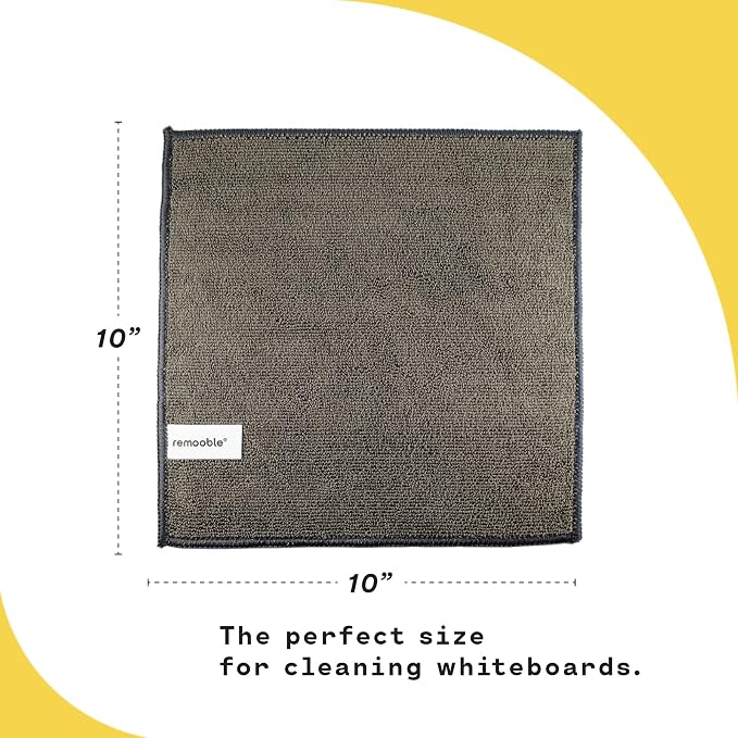 Remooble Microfiber Cleaning Cloth, Streak Free Whiteboard Cleaning Rags - Image 4