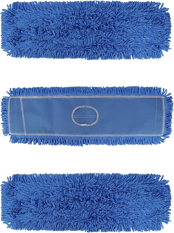 18 Inch Dust Mop Head: Replacement Medium Washable Commercial Mop Head Sweeper by BeiLan