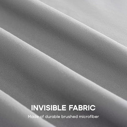 SONIVE Queen Bed Skirt,15" Drop Pleated Dust Ruffle,Classic Tailored Easy Fit Brushed Microfiber Skirts Hotel Quality Shrinkage & Fade Resistant Grey