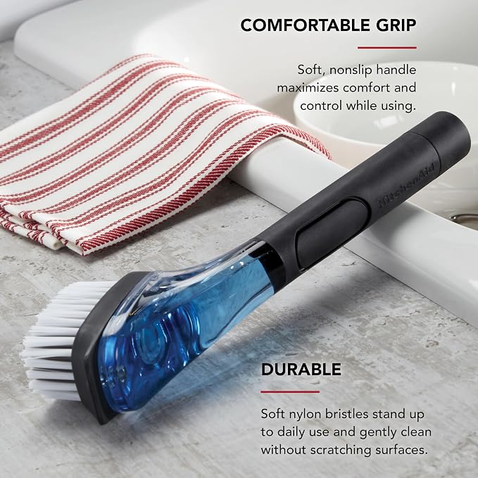 KitchenAid Soap Dispensing Sink Brush - Image 4