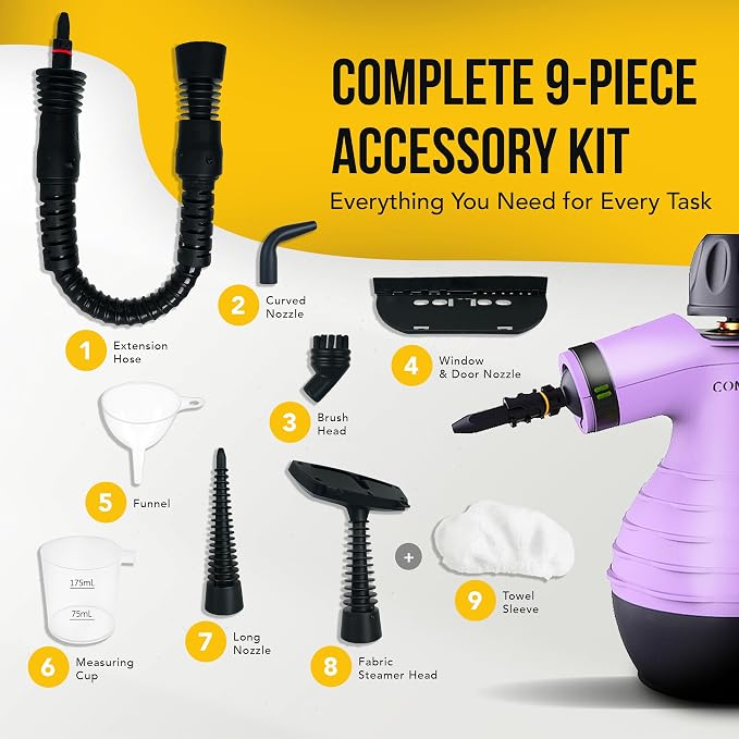 Comforday Multi-Purpose Handheld Pressurized Steam Cleaner - Image 4