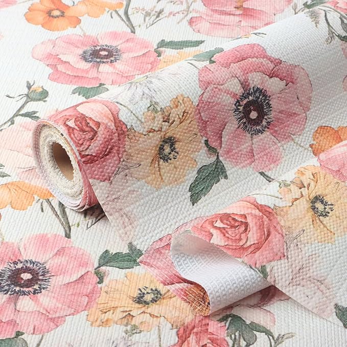 Shelf Liner for Kitchen Cabinets Non-Adhesive, Cabinet Liner for Shelves Non by Quttisay