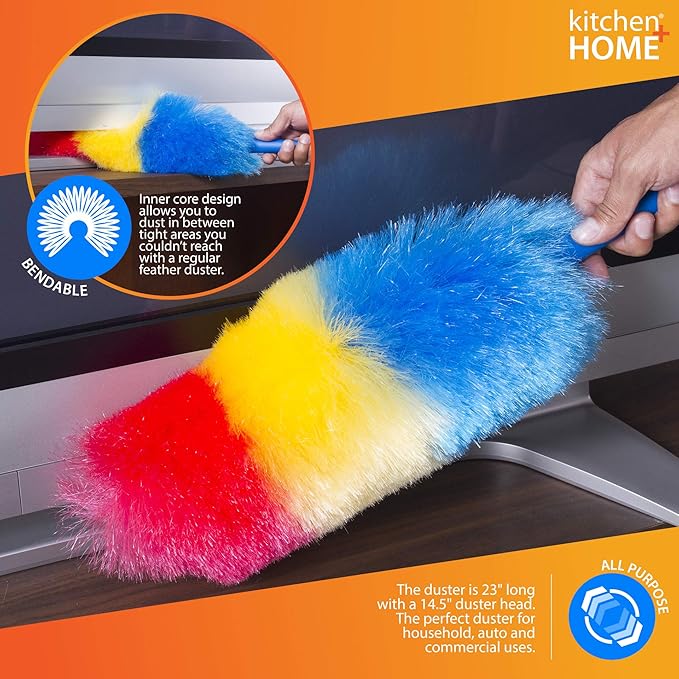 Kitchen + Home 23” inch Rainbow Static Duster - Image 4