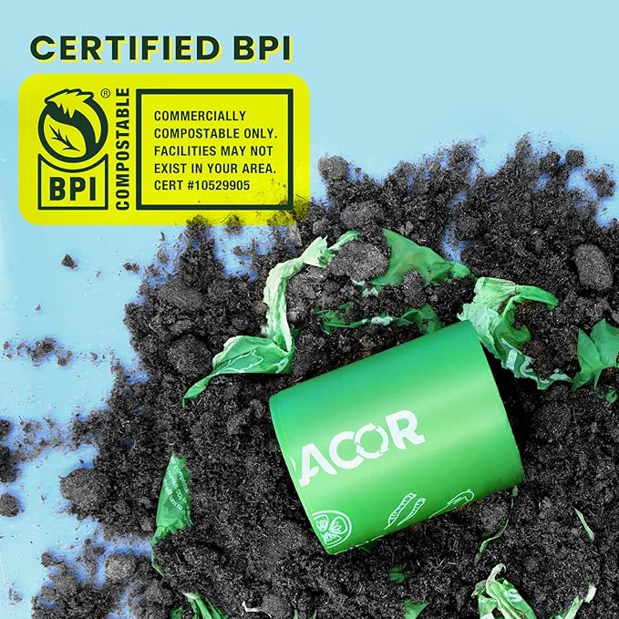1.6 Gallon Compostable Food Scrap Bags Handle Tie - Image 9