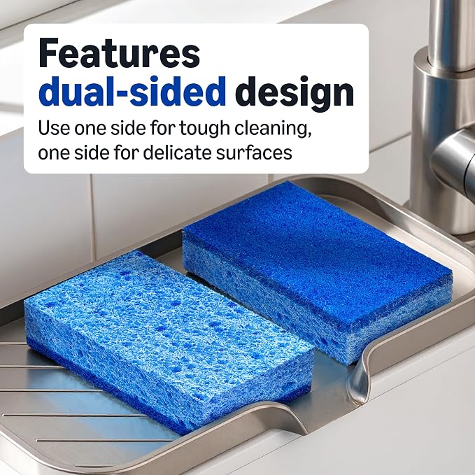Amazon Basics Non-Scratch Dual-Sided Sponges - Image 4