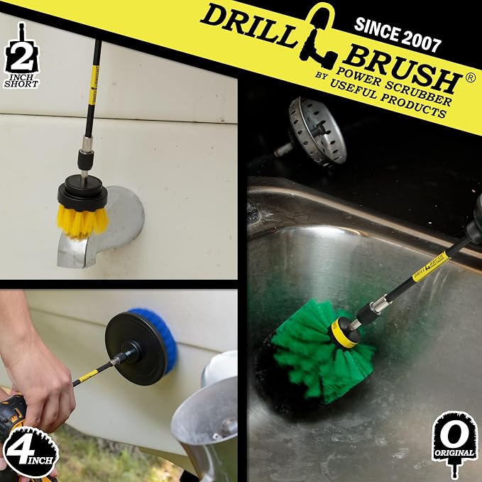 Drillbrush Shower Scrubber Drill Attachment - Image 2