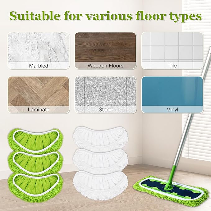 XL Mop Pads Compatible with Swiffer XL Sweeper, X-Large Dry Sweeping Cloths - Image 4